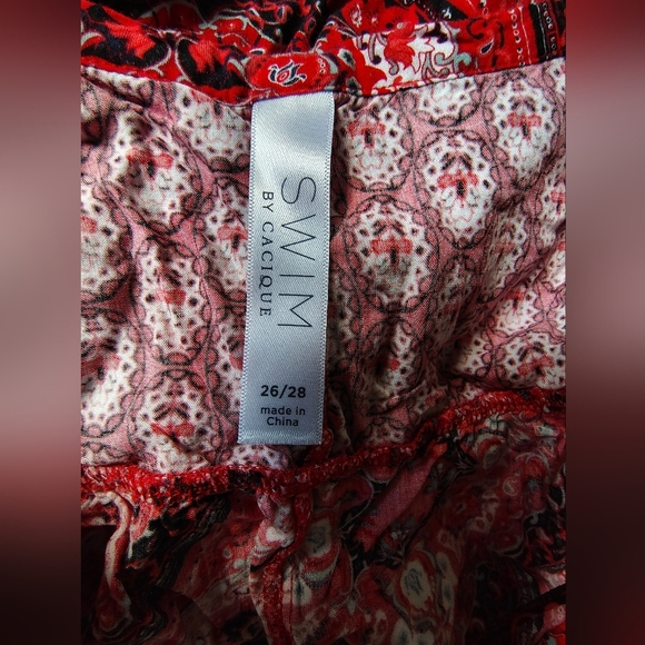 Lane Bryant Cacique Swim Cover Up 26/28W - Picture 9 of 9